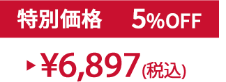 特別価格5%OFF ¥6,897(税込)