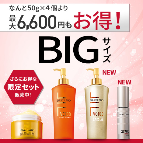 【最大6,600円もお得！BIGサイズキャンペーン】大容量をお得な価格で販売中！指定特割（定期便）でさらに20%OFF お気に入りをたっぷり使えるお得なセットを販売中