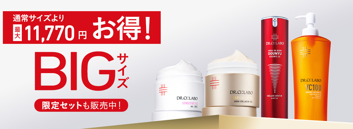 【最大11,770円もお得！BIGサイズキャンペーン】コスパ抜群！大容量でお得な限定セットを販売中！