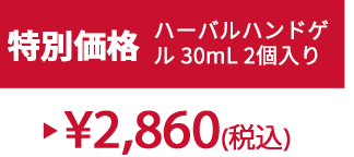 特別セット価格 ¥2,860(税込)