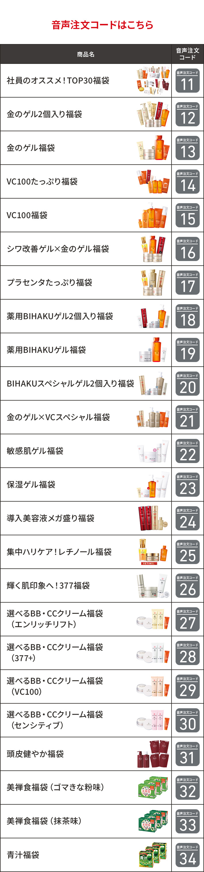 音声注文コードはこちら