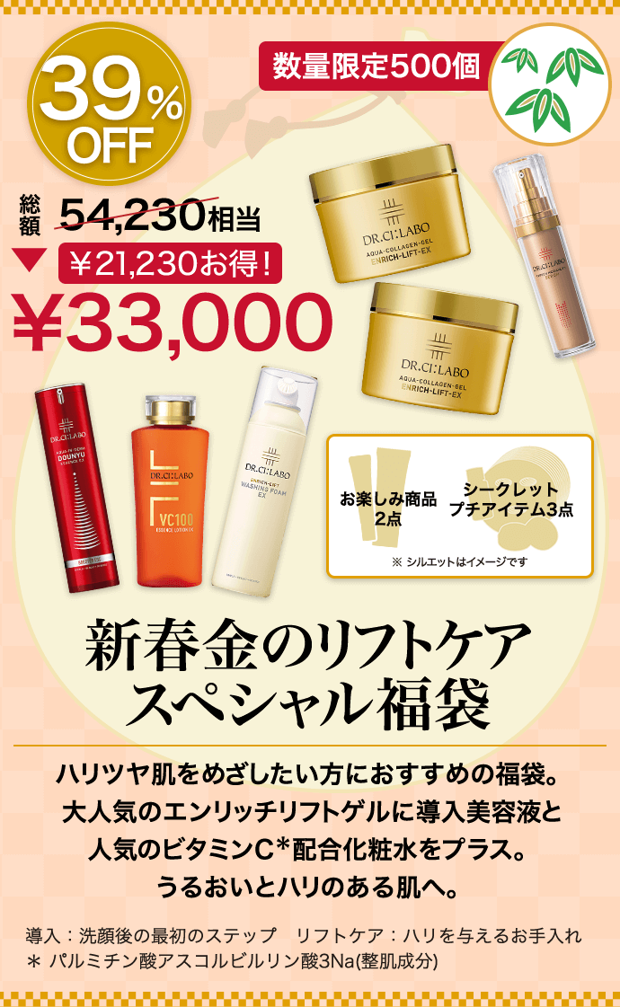 新春金のリフトケアスペシャル福袋