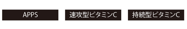 APPS　速攻型ビタミンC　持続型ビタミンC