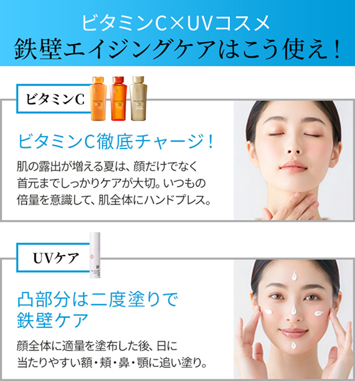 ビタミンC&times;UVコスメ、鉄壁エイジングケアはこう使え！