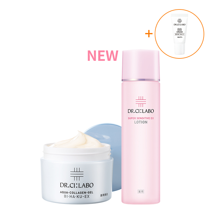 NEW BIGサイズ うるおい美白ゲルセット BBクリームＷ377 ミニ入り