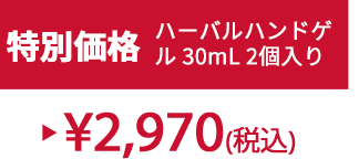特別セット価格 ¥2,970(税込)