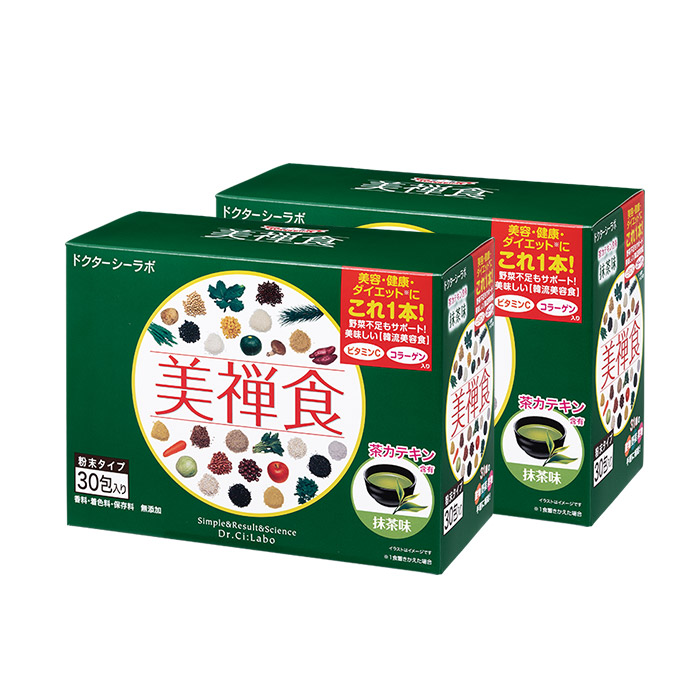 美禅食 抹茶味 お得な2箱セット