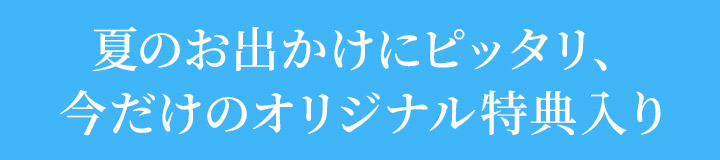 夏のお出かけにピッタリ、オリジナルメッシュポーチ