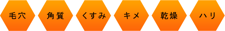 毛穴 角質 くすみ キメ ハリ 乾燥
