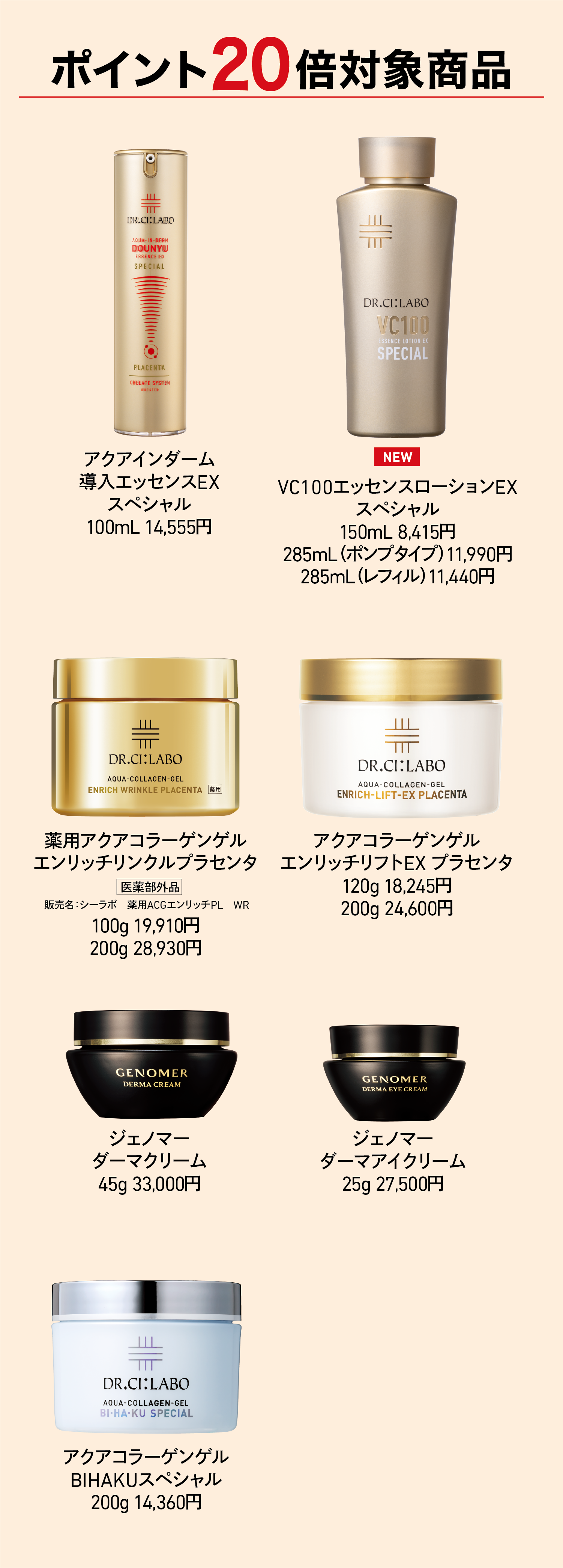 ポイント20倍対象商品