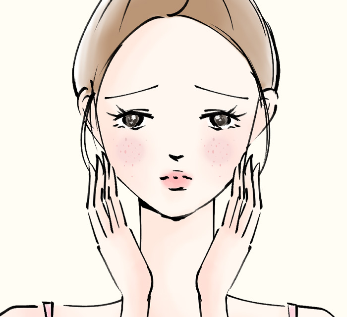 肌荒れ 肌荒れ