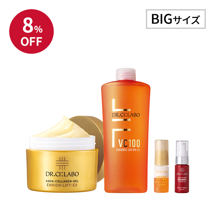 8%OFF BIGサイズ VCローションをもっとお得に！ 鉄板BIG×BIGレフィルセット