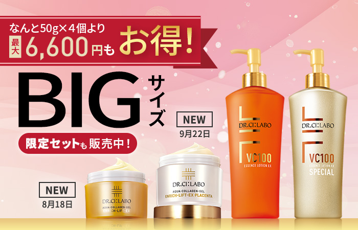 【最大6,600円もお得！BIGサイズキャンペーン】大容量をお得な価格で販売中！定期便でさらに20%OFF お気に入りをたっぷり使えるお得なセットを販売中