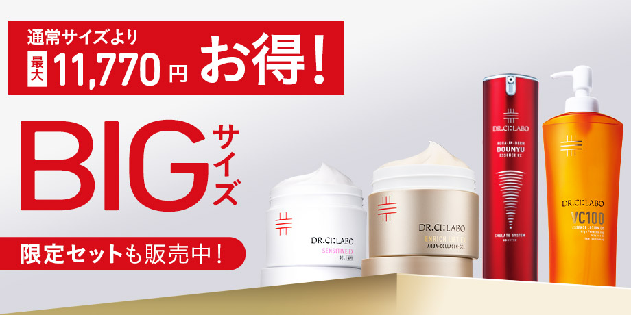 通常サイズより最大11,770円お得！BIGサイズ限定セットも販売中！
