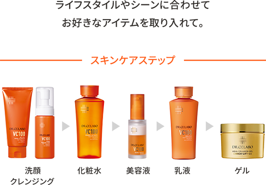 2種類のプラセンタ配合。弾力を高め、ハリのある肌へ。