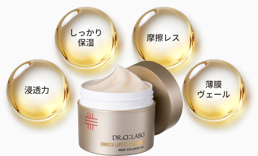 凛と上向き。自信に満ちるハリ肌へ。 アクアコラーゲンゲルエンリッチリフトEX