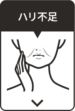 ハリ不足