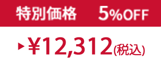 特別価格5%OFF ¥12,312(税込)
