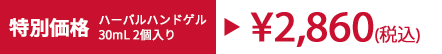 特別セット価格 ¥2,860(税込)