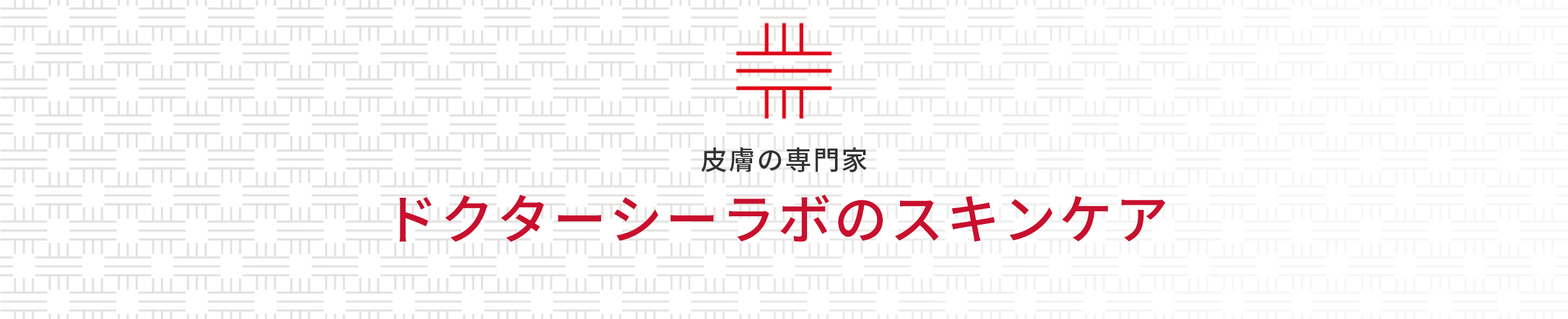 皮膚の専門家　ドクターシーラボのスキンケア