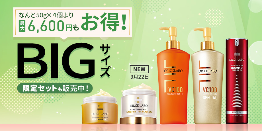 BIGサイズキャンペーン-最大6,600円もお得-限定セットも販売中