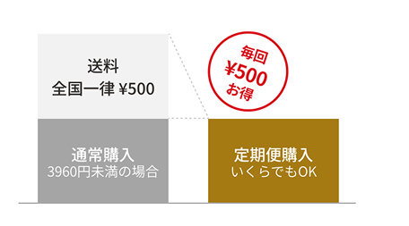 定期便毎回500円お得