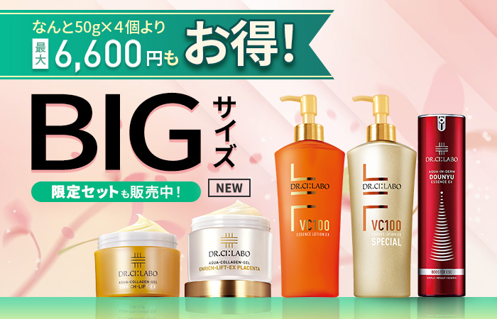 【最大6,600円もお得！BIGサイズキャンペーン】大容量をお得な価格で販売中！定期便でさらに20%OFF お気に入りをたっぷり使えるお得なセットを販売中