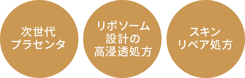 次世代プラセンタ リポソーム設計の高浸透処方 スキンリペア処方