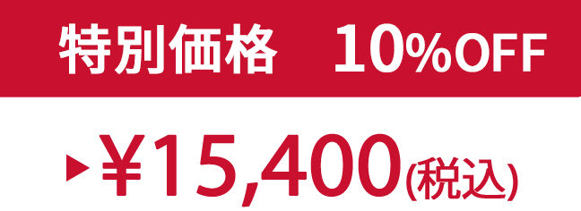 特別価格10% ¥15,400(税込)