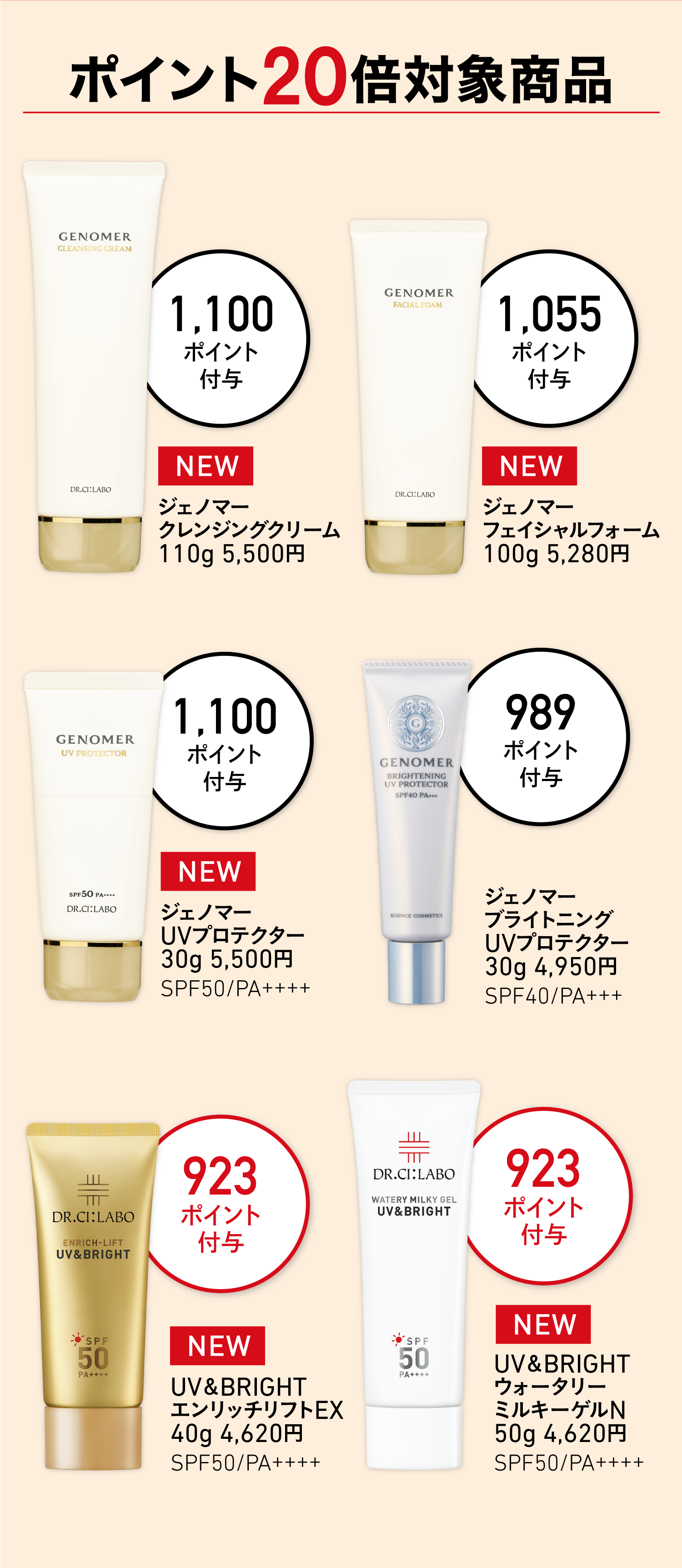 ポイント20倍対象商品