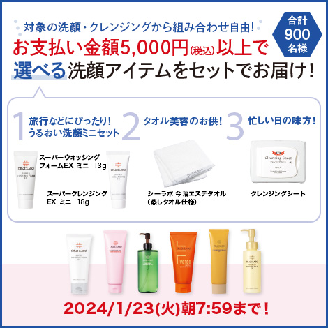新春号洗顔キャンペーン
