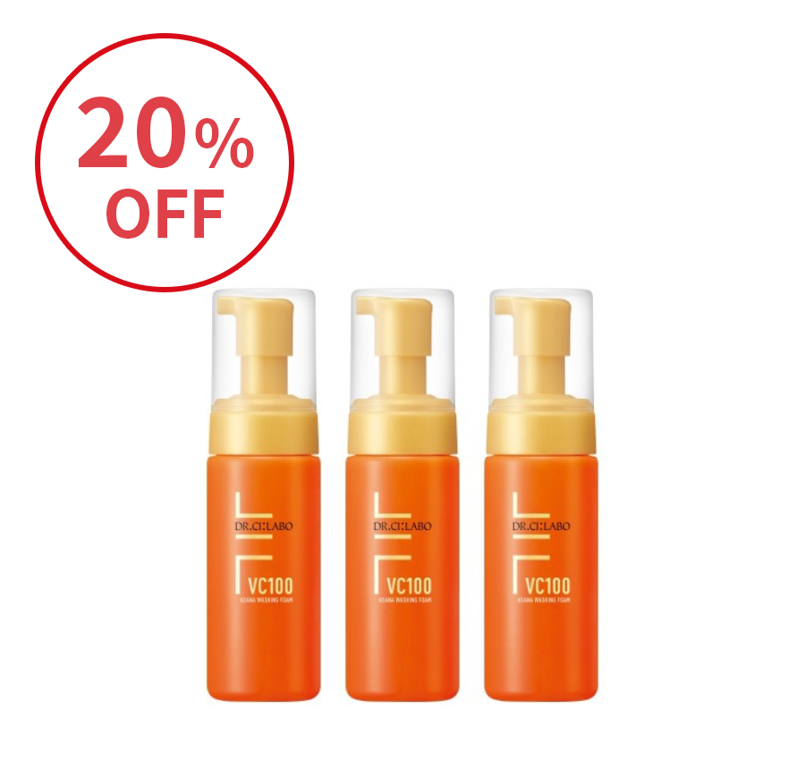 VC100KEANAウォッシングフォーム 3個セット