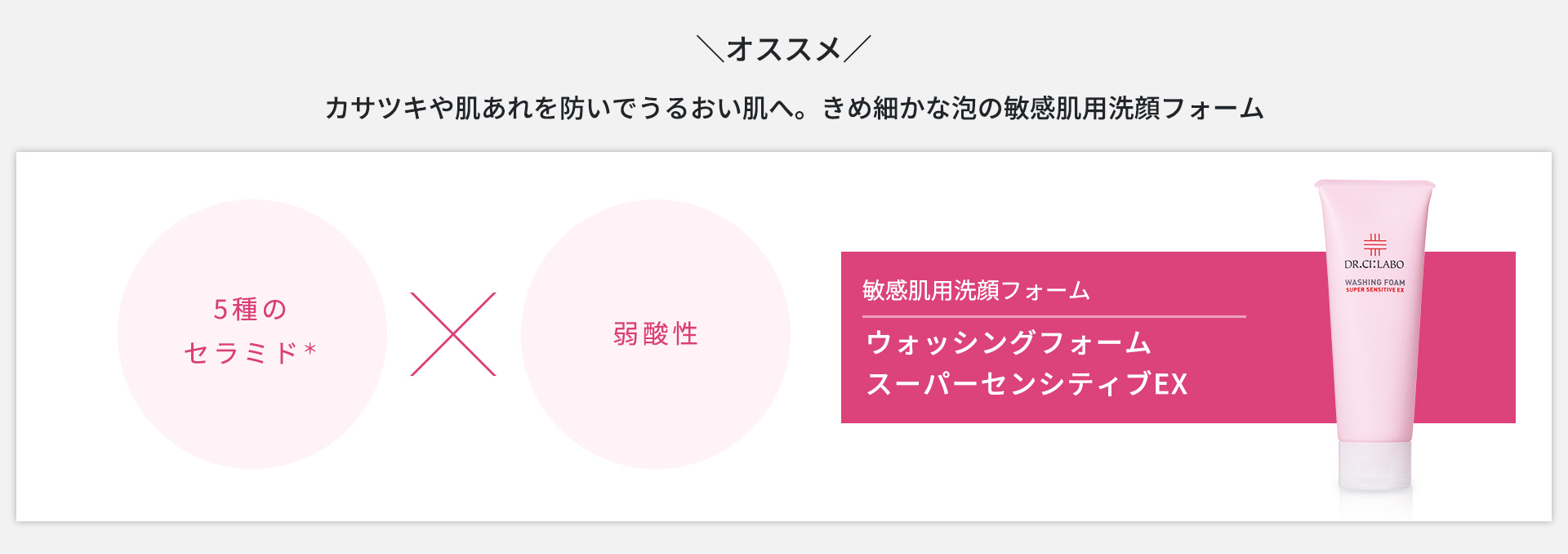 ウォッシングフォーム　スーパーセンシティブEX