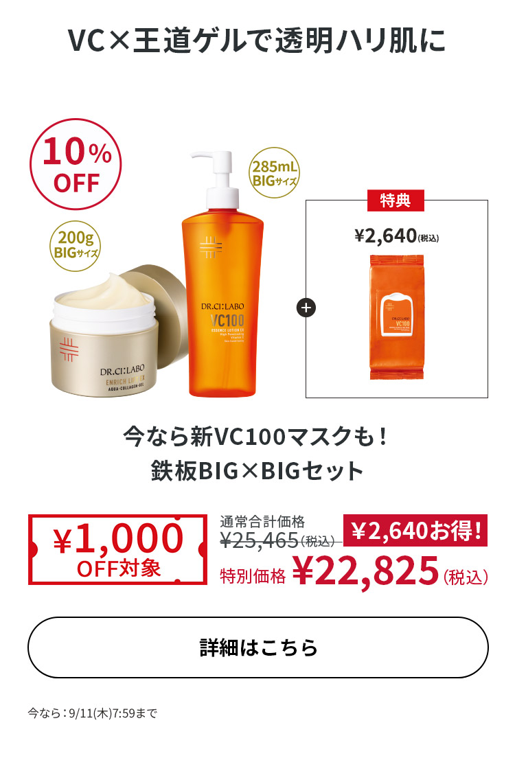 今なら新VC100マスクも！鉄板BIG×BIGセット