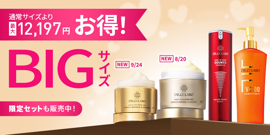 【最大12,197円もお得！BIGサイズキャンペーン】コスパ抜群！大容量でお得な限定セットを販売中！