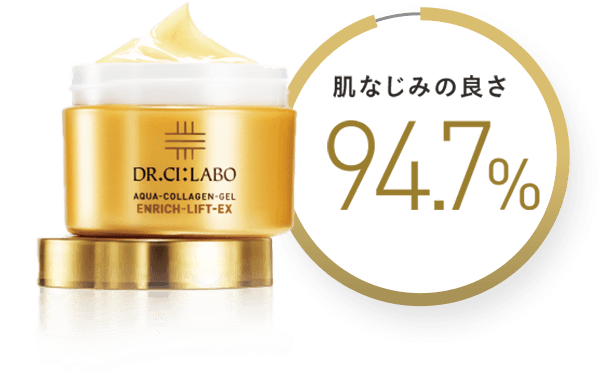 肌なじみの良さ94.7%