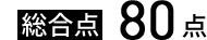 総合点80点