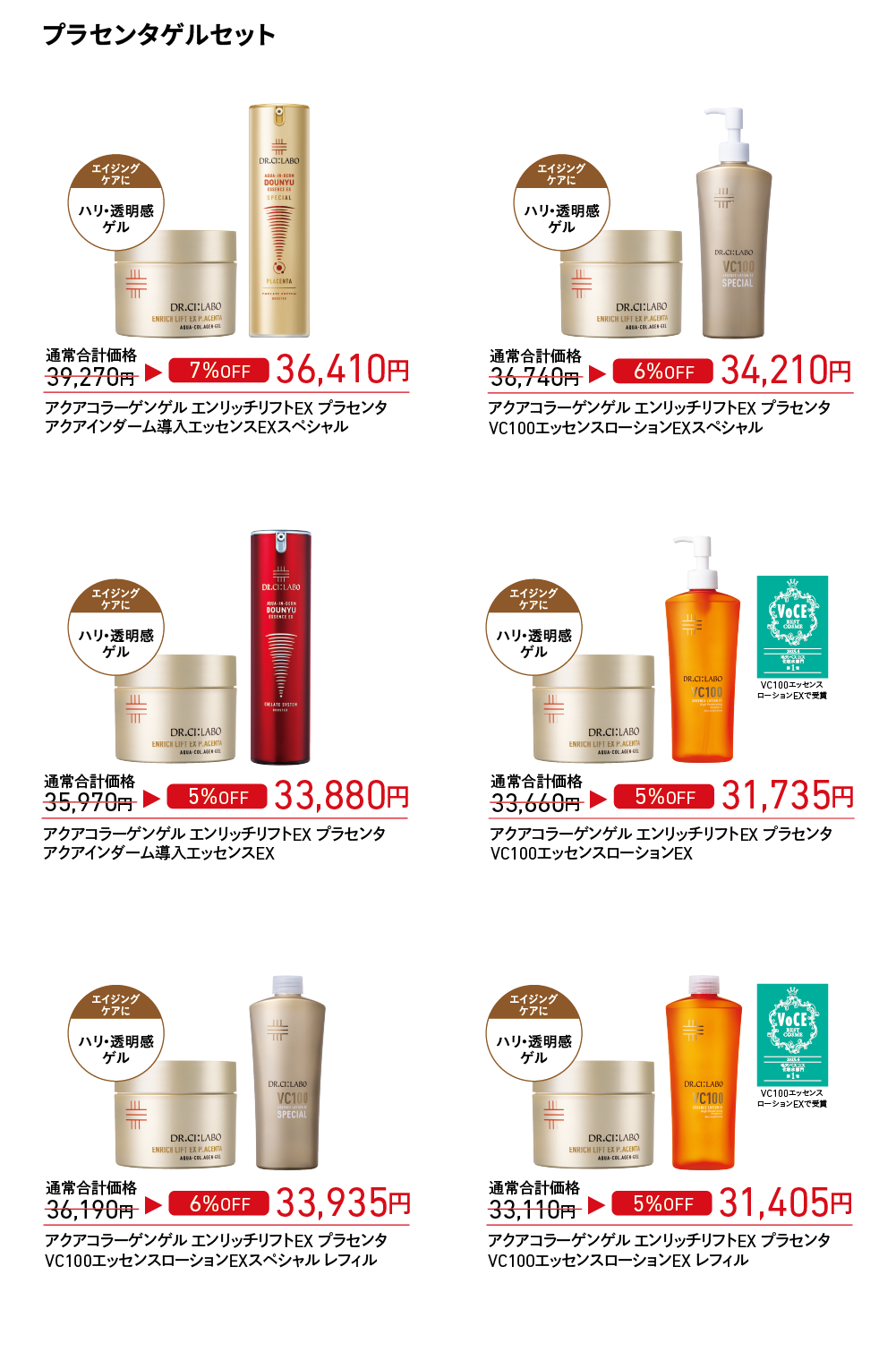 プラセンタゲルセット