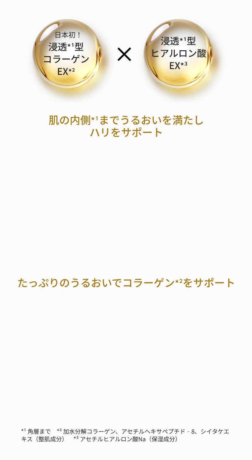 凛と上向き。自信に満ちるハリ肌へ。 アクアコラーゲンゲルエンリッチリフトEX