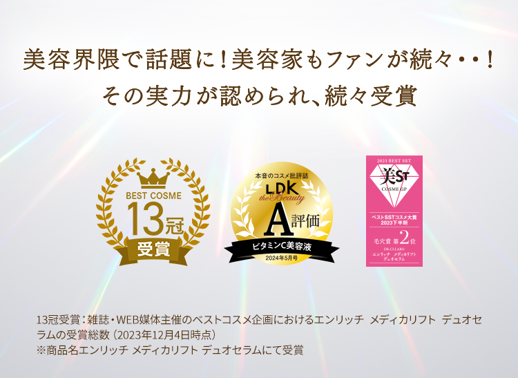 そんな声に応える レチノール(整肌成分)×ビタミンC(整肌成分)の美容液が誕生。
