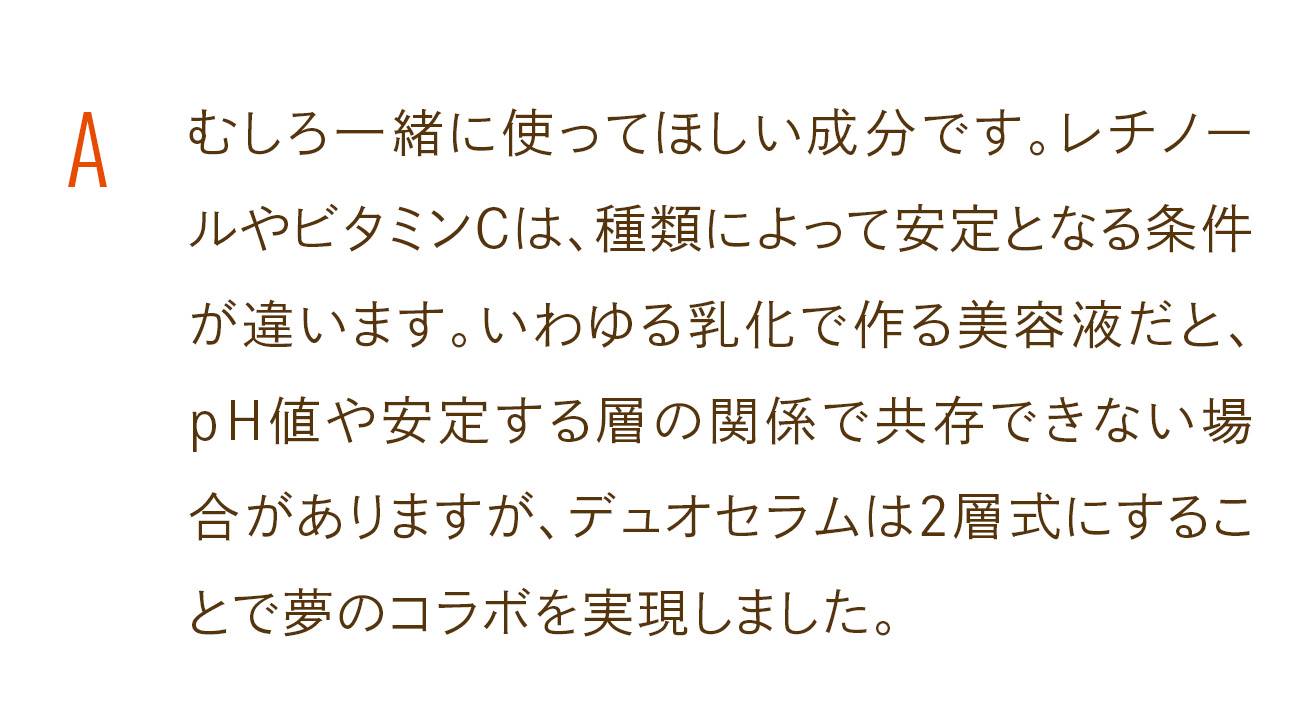 ビタミンA 純粋レチノール(整肌成分) ※イメージ 高浸透ビタミンC APPS(整肌成分) ※イメージ