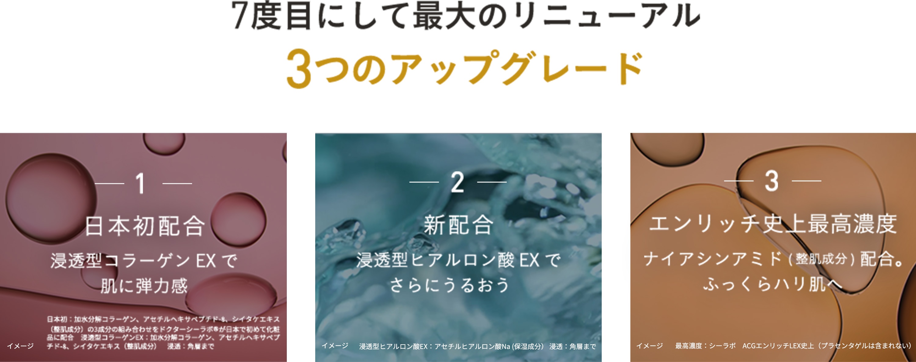 7度目にして最大のリニューアル3つのアップグレード