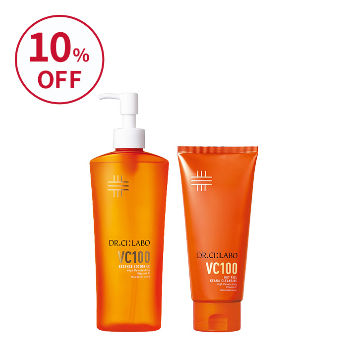 詰まり毛穴対策に VCローション&times;ホットピールセット