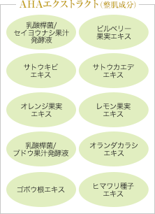 AHAエクストラクト(整肌成分)」