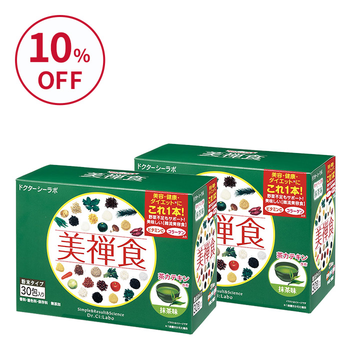 美禅食 抹茶味 お得な2箱セット