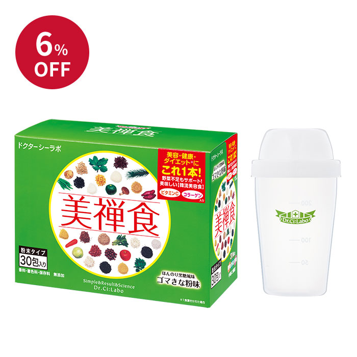 ドクターシーラボ 美禅食 抹茶味 15.4g×30包