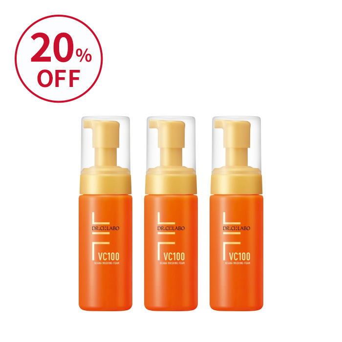 【アウトレット】VC100KEANAウォッシングフォーム 3個セット