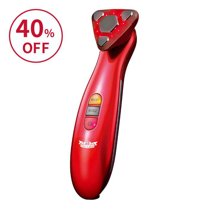 Dr.ibis エステ・マッサージャー レッド Dr.ibis Rouge second 美顔器(ジェル付き) 株式会社リュクスジャパン
