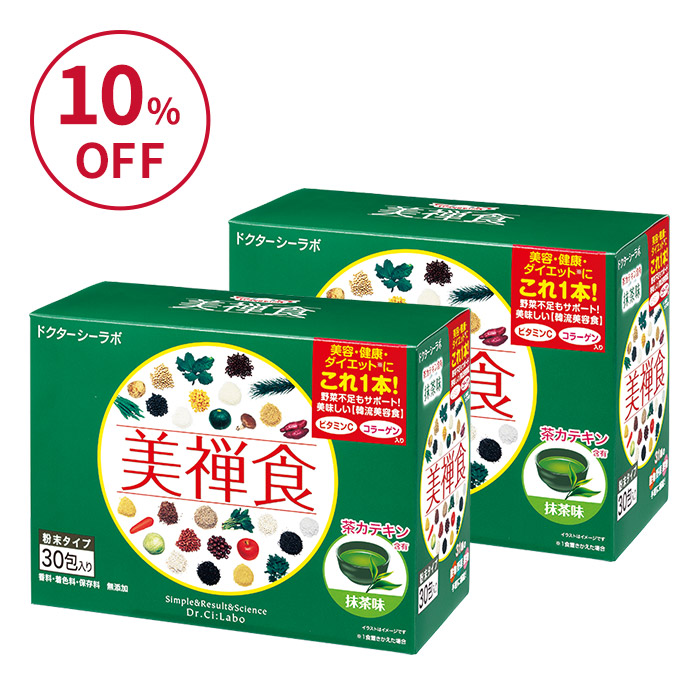 美禅食 抹茶味 お得な2箱セット