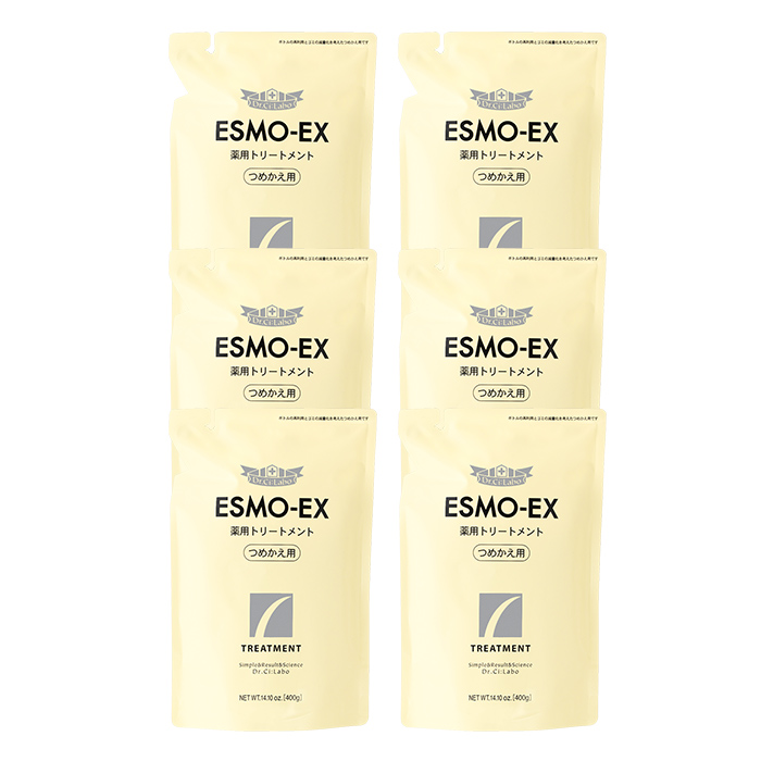 エスモEX 薬用トリートメント400g詰替用6個20%OFF エスモEX 薬用トリートメント400g詰替用6個20%OFF